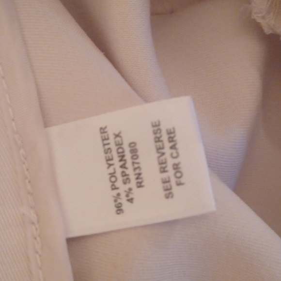 Cato wide leg cream capris - Picture 5 of 7